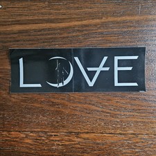 RARE PROMO Angels And Airwaves LOVE Bumper Sticker GUITAR Tom Delonge Blink 182
