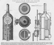 N.P BURGH Portable Steam Pump