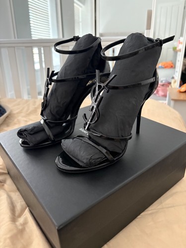 Ysl black heels size - 5, brand