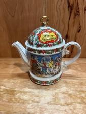 Sadler Merry Christmas Teapot