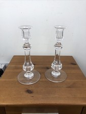 vintage crystal candlesticks