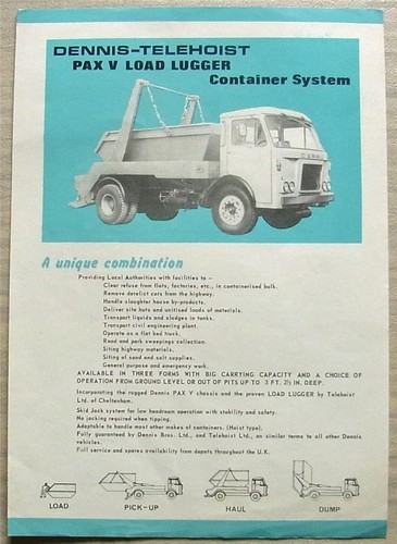 Dennis telehoist pax load - pax,