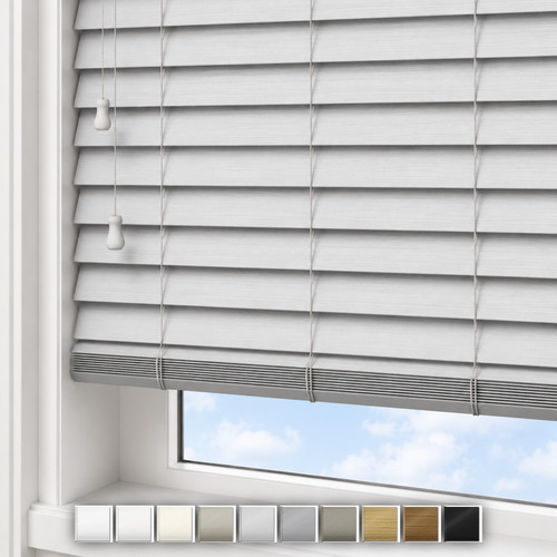 Faux wood venetian blinds - venetian,