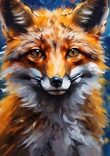 Captivating Fox Portrait Art