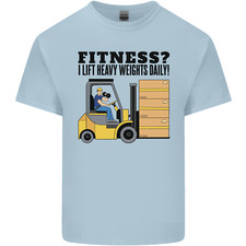 Forklift Driver I Lift Heavy Weights Funny Kids T-Shirt Childrens