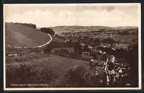 Stroud valley from the - stroud,,