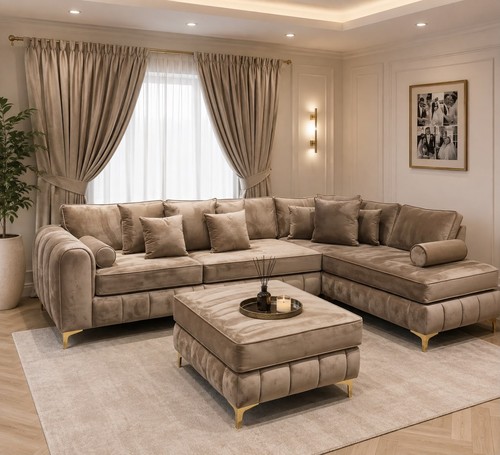 Shape corner sofa plush - l,