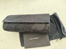 D&G Laced Hard Spectacles Case (Limited Edition) with Cleaning Pouch Bag New
