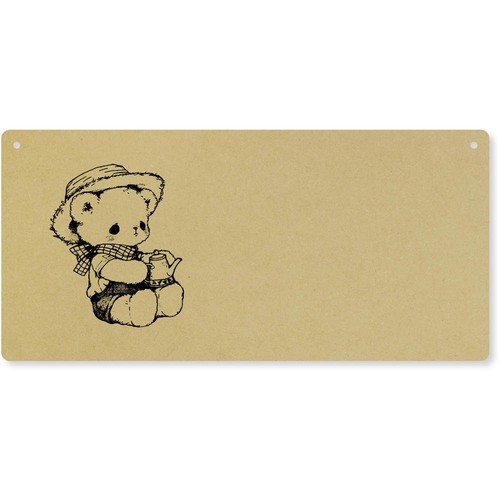 Teddy bear with teapot - 'teddy,