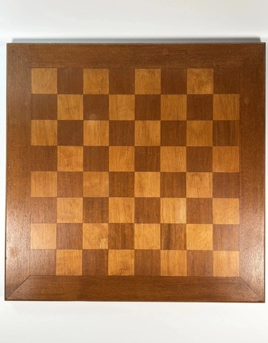 Large vintage wooden chess - large,