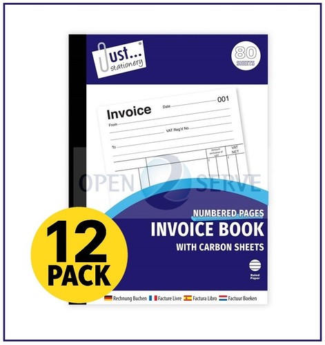 Invoice duplicate book - a5,