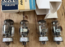 Matched quad GEC KT88 / 6550 triple getter  Valve Vacuum Tube -AVO tested strong