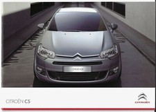 Citroen C5 Saloon & Tourer 2009-2010 UK Market Brochure VTR, VTR+ & Exclusive
