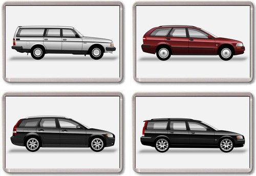 Fridge magnet volvo estate - magnet,