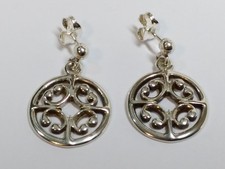 OMG Ola Gorie Orkney st Magnus Sterling silver drop earrings 925 ladies gift