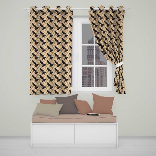 Blackout eyelet curtains - blackout,
