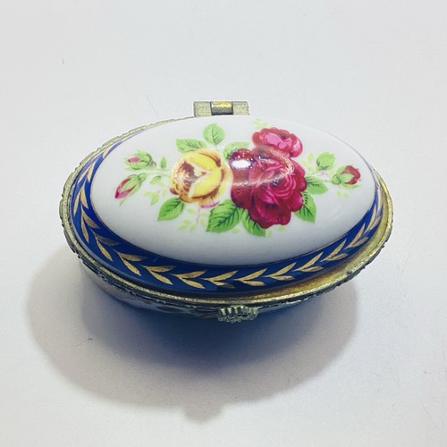 Vintage hand painted trinket - vintage,