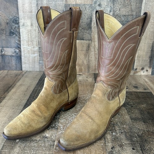 Justin vintage suede western - justin,