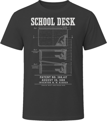 School desk patent - school,