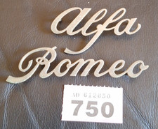 CLASSIC ALFA ROMEO CAR BADGES METAL 1960s