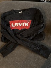 Boys Levi Logo Long Sleeved T