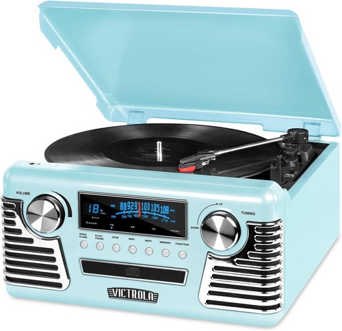 Victrola 50s retro teal - victrola,