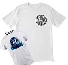 Blue Space Monkey Double Print Space Chimps Astronaut Ape Street Unisex Tshirts
