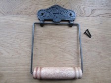 Rustic toilet roll holder cast - roll,