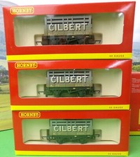 Hornby R6151 Coke Wagons CILBERT 211/212/213  Weathered grey Triple Pack OO(st)
