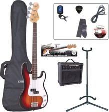 E4 Blaster Series Bass Guitar Outfit - Sunburst