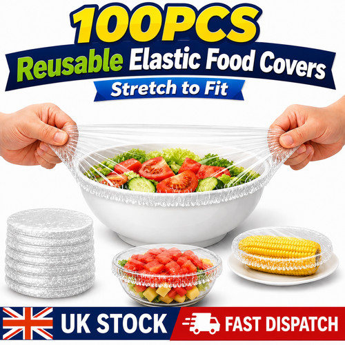 Reusable elastic food covers - reusable,