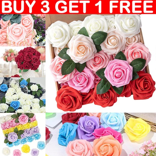 50pcs artificial flowers foam - flowers,