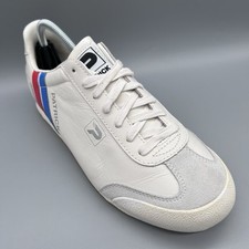 Patrick Liverpool White Red Blue Mens Uk 9 Shoes Sneakers Terraces Casuals