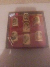 Boxed Set of Royal Family Thimbles In Original Box