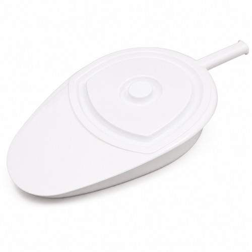 Portable bed pan with - bed,