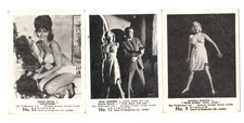 JAMES BOND FILM SCENES #9/12/53 Rare version Variant x3 Somportex Cards