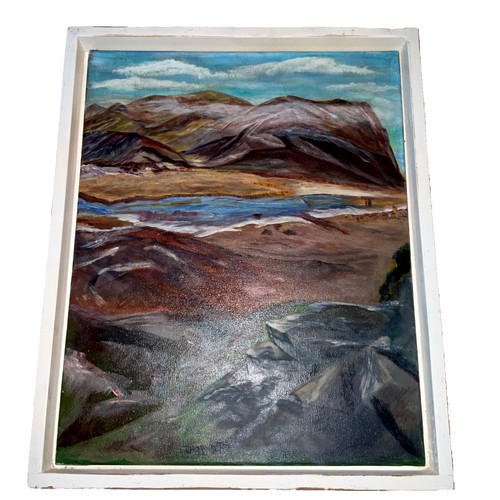 Vintage modernist coastline