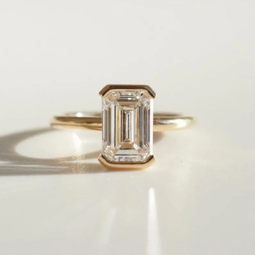 Carat half bezel - half, set