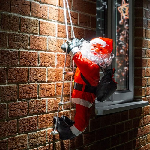 60cm led climbing santa - led,