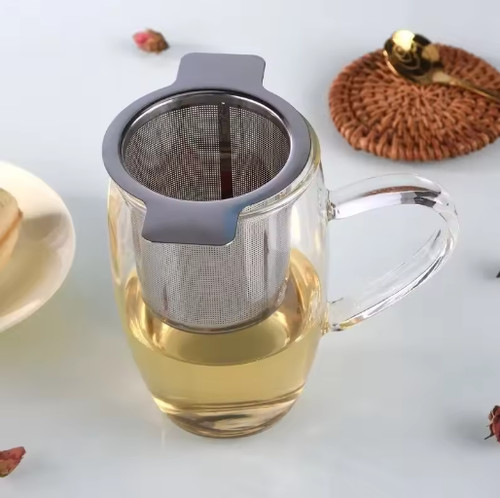 Stainless steel mesh tea - steel,