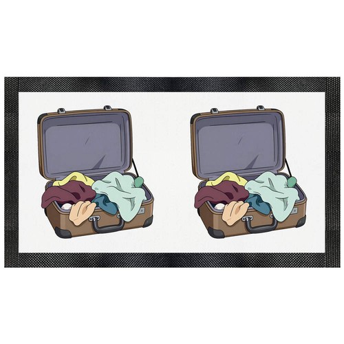 Messy suitcase pet - 'messy, suitcase'