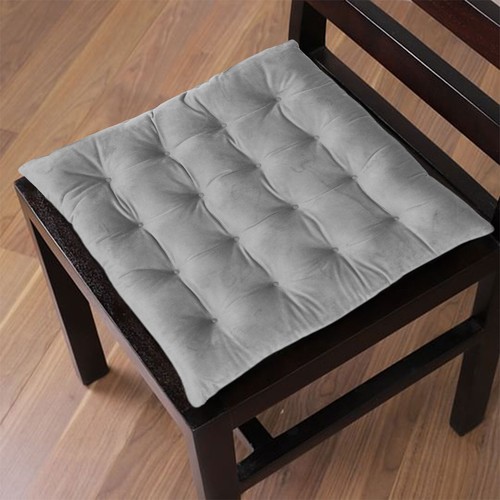 Velvet soft chair pad - chair,