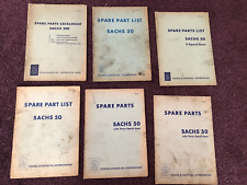 Motor cycle literature Spare Parts Lists Sachs 200