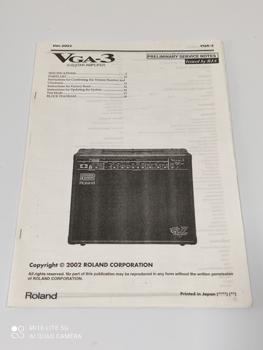 Roland vga guitar - vga-3, v-guitar