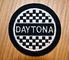 CLASSIC TRIUMPH DAYTONA MOTORCYCLE EMBROIDERED SEW ON PATCH