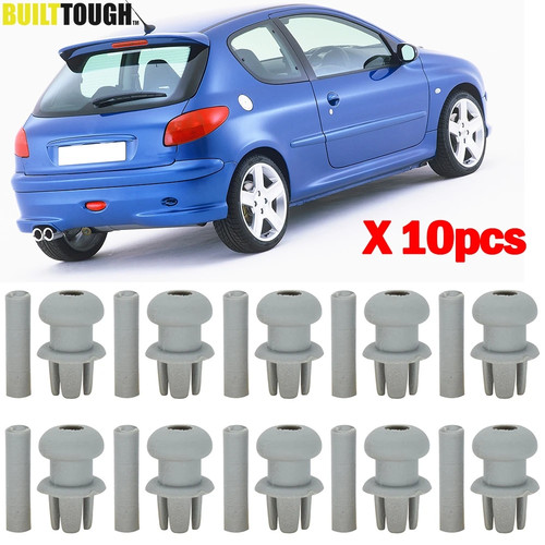 10x car parcel shelf - clips, for