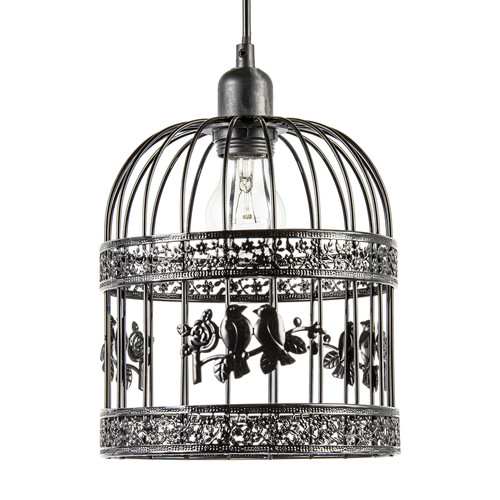 Shabby chic shiny - shabby, black