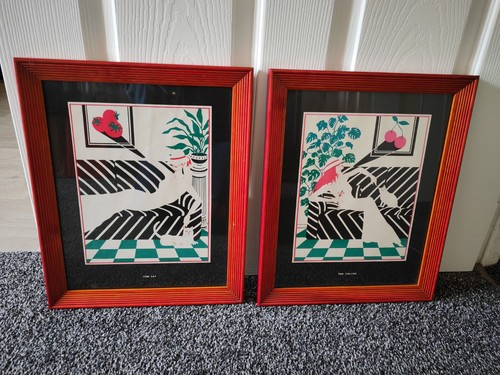 Vintage 1980s prints art - prints, deco