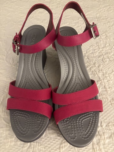 Womens crocs wedge sandals - womens,