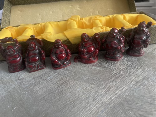 Vintage miniature buddhas - miniature,
